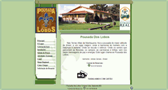 Desktop Screenshot of pousadadoslobos.com.br